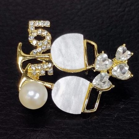 Romantic Party Hijab Pin