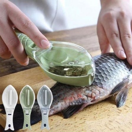 ২ পিস Fish Scale Remover With Cover | Scale Tools