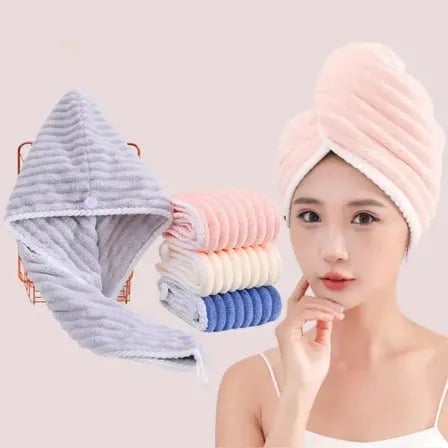 (২ পিস) Magic Hair Towel