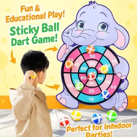 Kids Toy Dart Board (Skill Development Game)