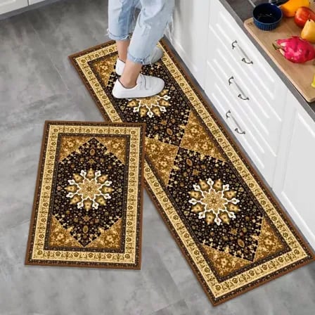 Luxury Kitchen & Floor Mat Combo (Model-7) ঘরকে দিবে রাজকীয় লুক