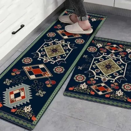 Luxury Kitchen & Floor Mat Combo (Model-9) ঘরকে দিবে রাজকীয় লুক
