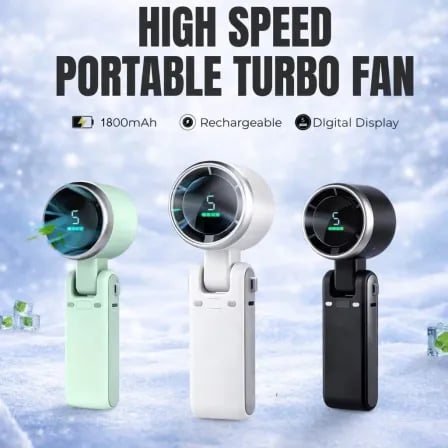 Portable Turbo Fan। প্রচণ্ড গরম ও লোডশেডিংয়ে থাকুন ঠান্ডা ও স্বস্তিতে!