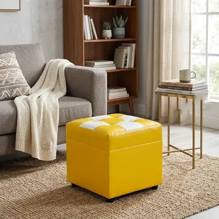 Square Foot Stool (1pcs)- Model-02 যেখানেই রাখবেন, সেখানেই মানাবে