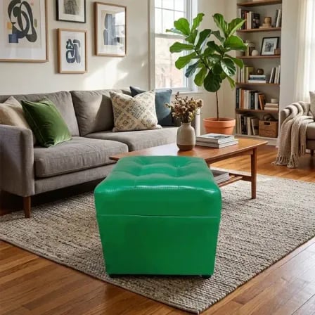 Square Foot Stool (1pcs)- Model-07 যেখানেই রাখবেন, সেখানেই মানাবে