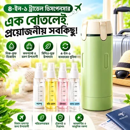 4 in 1 Travel Kit। ভ্রমণে প্রসাধনী নেওয়া নিয়ে আর কোনো ঝামেলা নয়!