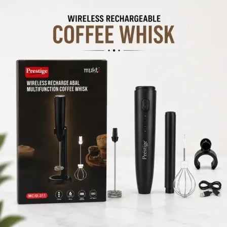 Prestige Coffee Foamer। ঘরে বসেই তৈরি করুন ক্যাফের মতো কফি! – ৩