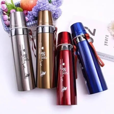 Stainless Steel Flax Warm and Cold Bottle 800ml – ৩