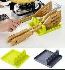 Plastic Spoon Rest Kitchen Organizer for Fork Spatula Rack – ৪