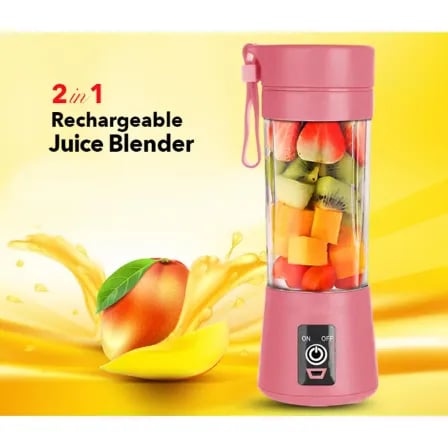 Mini Portable Juicer | Fruit Mixing Machine | Rechargeable – ৪