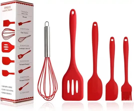 Baking Set Kitchenware 5 Piece Baking Cooking Tools Silicone – ২