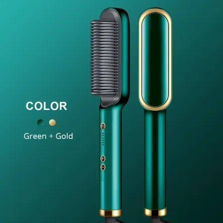 Hair Straightening and Curling Brush with 5 Temperature Gears – ৩