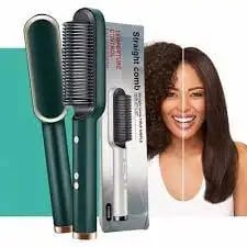 Hair Straightening and Curling Brush with 5 Temperature Gears – ৪