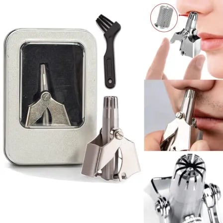 Nose Hair Trimmer | Manual & Stainless Steel – ২