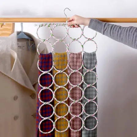28 Rings Scarf Hanger | অনেক গুলো হিজাব গুছিয়ে রাখতে পারবেন – ৩
