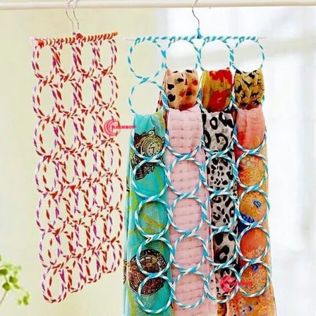 28 Rings Scarf Hanger | অনেক গুলো হিজাব গুছিয়ে রাখতে পারবেন – ৪