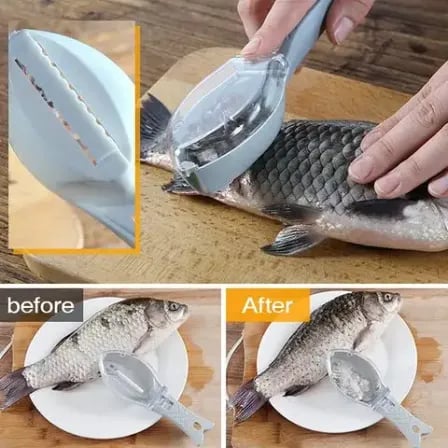 ১ পিস Fish Scale Remover With Cover | Scale Tools – ৩
