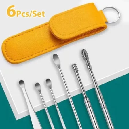 Earpick Sticks | Earwax Remover | Ear Cleaner Tools 6Pcs – ৩