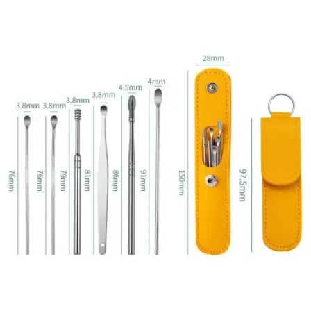 Earpick Sticks | Earwax Remover | Ear Cleaner Tools 6Pcs – ২