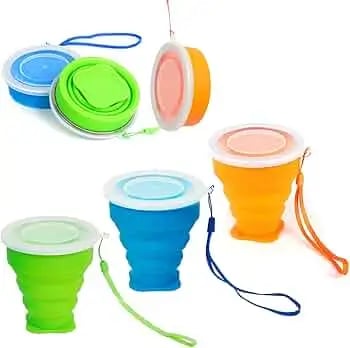 Silicone Folding Cup Water Drinking Cup Outdoor Portable – ২