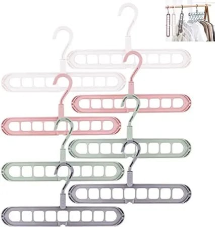 Magic Clothes Hanger Wardrobe Organizer Rack Space Saver – ২