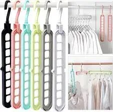 Magic Clothes Hanger Wardrobe Organizer Rack Space Saver – ৪