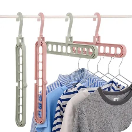 Magic Clothes Hanger Wardrobe Organizer Rack Space Saver – ৫