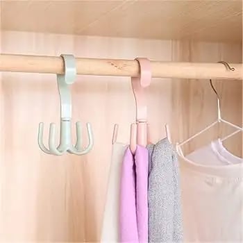 Rotatable Hook | 360 Degrees Rotated 4 Hooks Hanging Rack – ৪