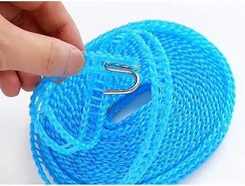(১ পিস)Windproof Non-Slip Clothesline | Washing Clothes Line Rope – ২