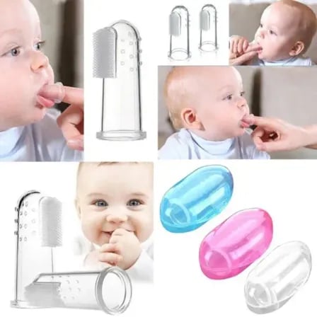 Silicone Soft Finger Toothbrush For Baby Infant – ২