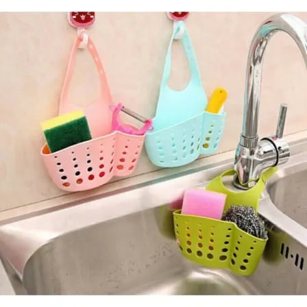 Kitchen Hanging Drain Basket Bag Portable Kitchen Basket Home – ২