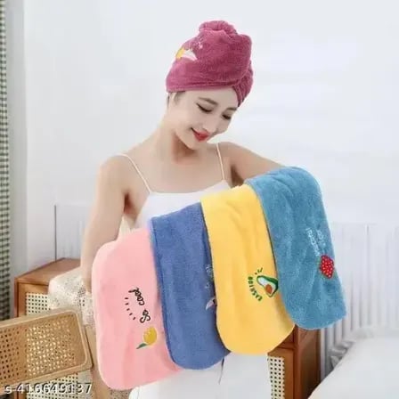(১ পিস) Hair Towel Cap – ৪