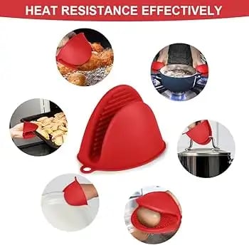 Oven Gloves Cooking Pinch Grips Silicone | Mini Oven Mitts – ৪