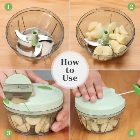 (১ পিস) Hand Chopper | Vegetable Cutter – ৩