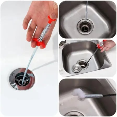 Pipe Cleaner | 5 Feet | Remover Cleaning Tools for Kitchen Sink – ৪