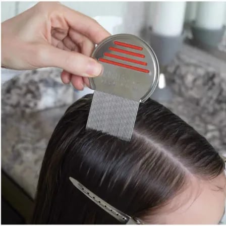 Silver Stainless Steel Lice Comb – ৫
