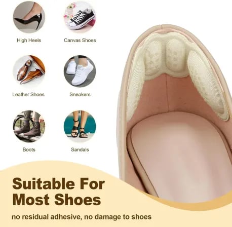 ১০ পিস | Heel Pads | আরামদায়ক জুতার সিক্রেট – ৪