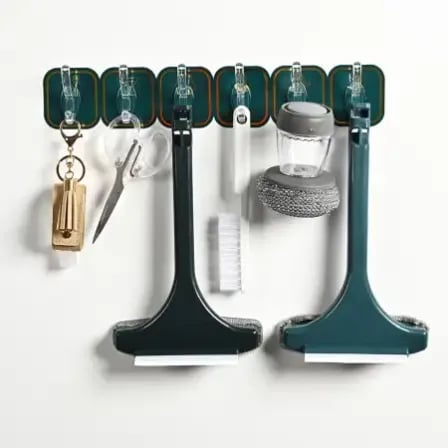 (১ পাতা) Six Row Plastic Hook – ৫