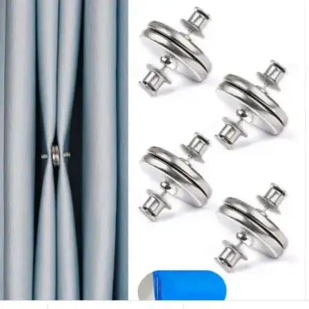 (২ সেট) Magnetic Curtain Clip – ৩
