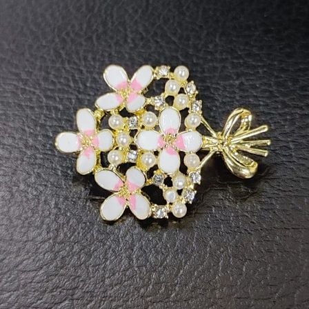 Flowers Hijab Pin