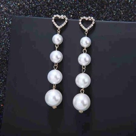 Heart Shape long Earring
