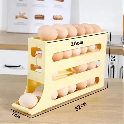 (১ পিস) 4 Layer Eggs Storage Rack – ৩