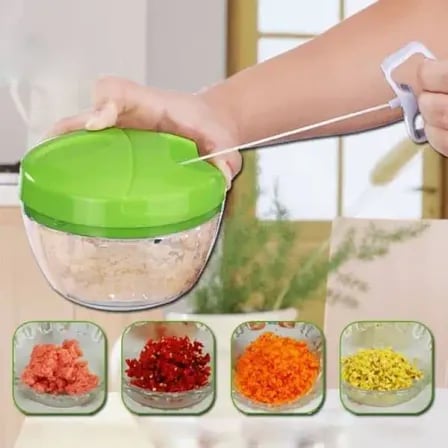 (২ পিস) Hand Chopper | Vegetable Cutter – ৪