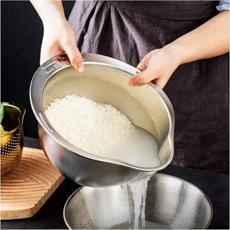 (২ পিস) 304 SS Washing Bowl | জীবনেও মরিচা পড়বে না – ২