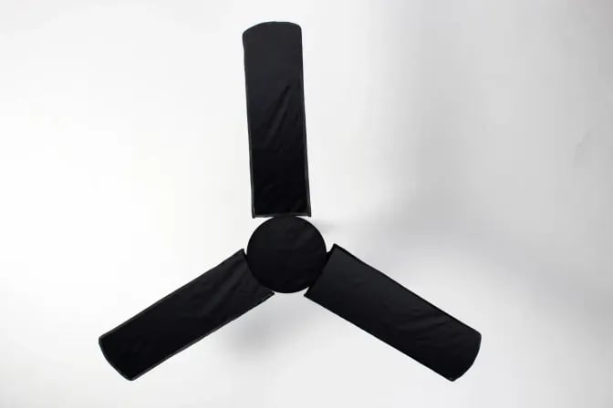 (২ পিস) Ceiling Fan Cover | Black Color – ৪