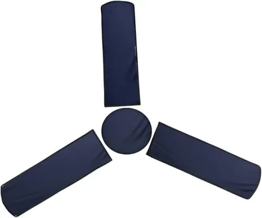 (২ পিস) Ceiling Fan Cover | Black Color – ২