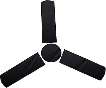 (২ পিস) Ceiling Fan Cover | Black Color – ৩