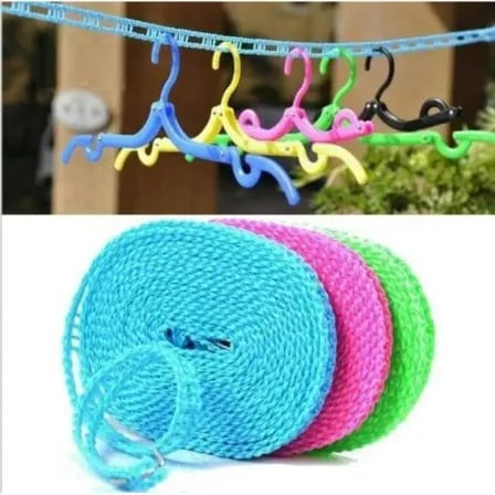 (২ পিস)Windproof Non-Slip Clothesline | Washing Clothes Line Rope – ৪