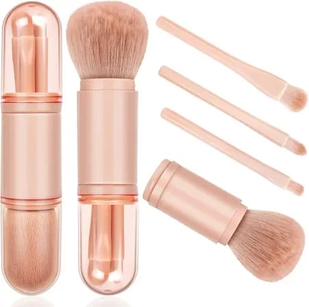 Portable Makeup Brash Set (ব্লাশ, আইশ্যাডো, ব্লেন্ডিং) – ২