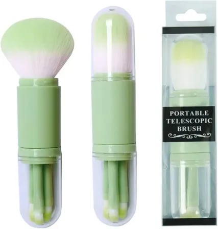 Portable Makeup Brash Set (ব্লাশ, আইশ্যাডো, ব্লেন্ডিং) – ৪